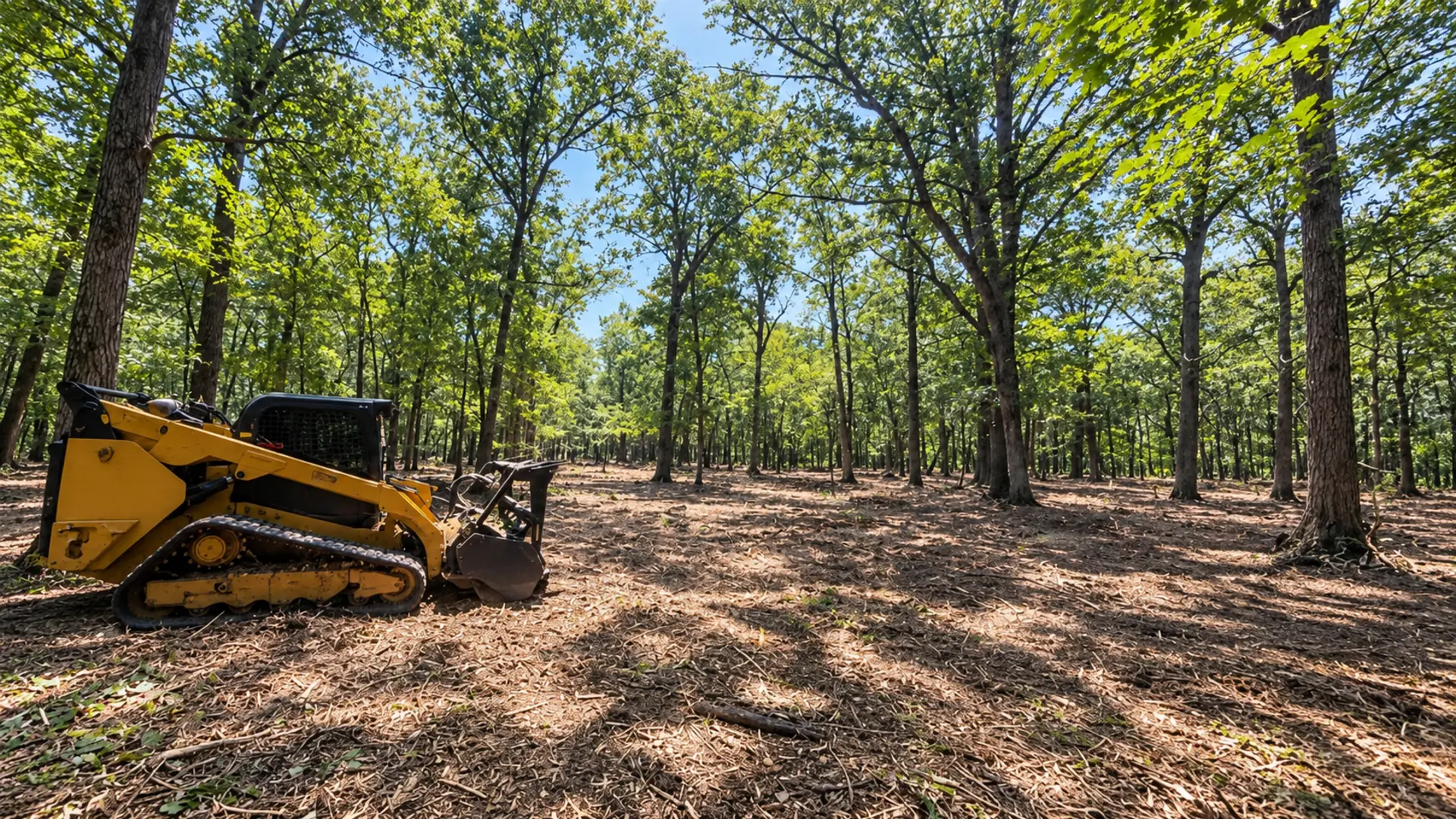 Forestry mulching completed in Arkansas woods
